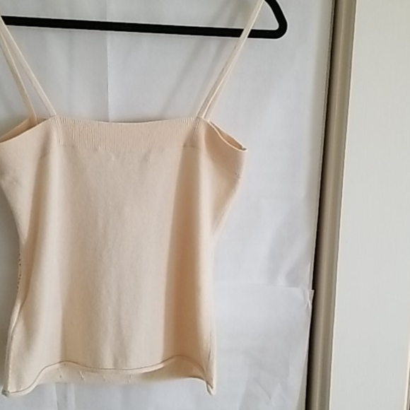 Light pink sequins spaghetti strap top - Picture 3 of 7